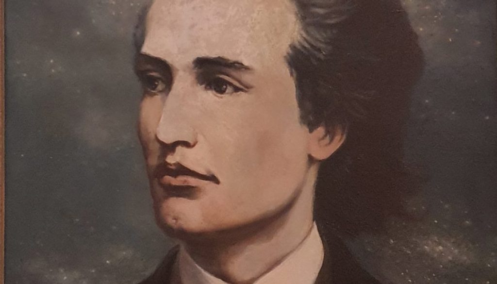 Eminescu, Ölgemälde von Avramescu